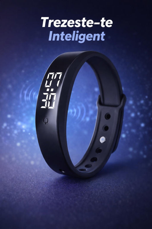 Brățară Digitală cu Afișaj LED și Alarmă Silențioasă